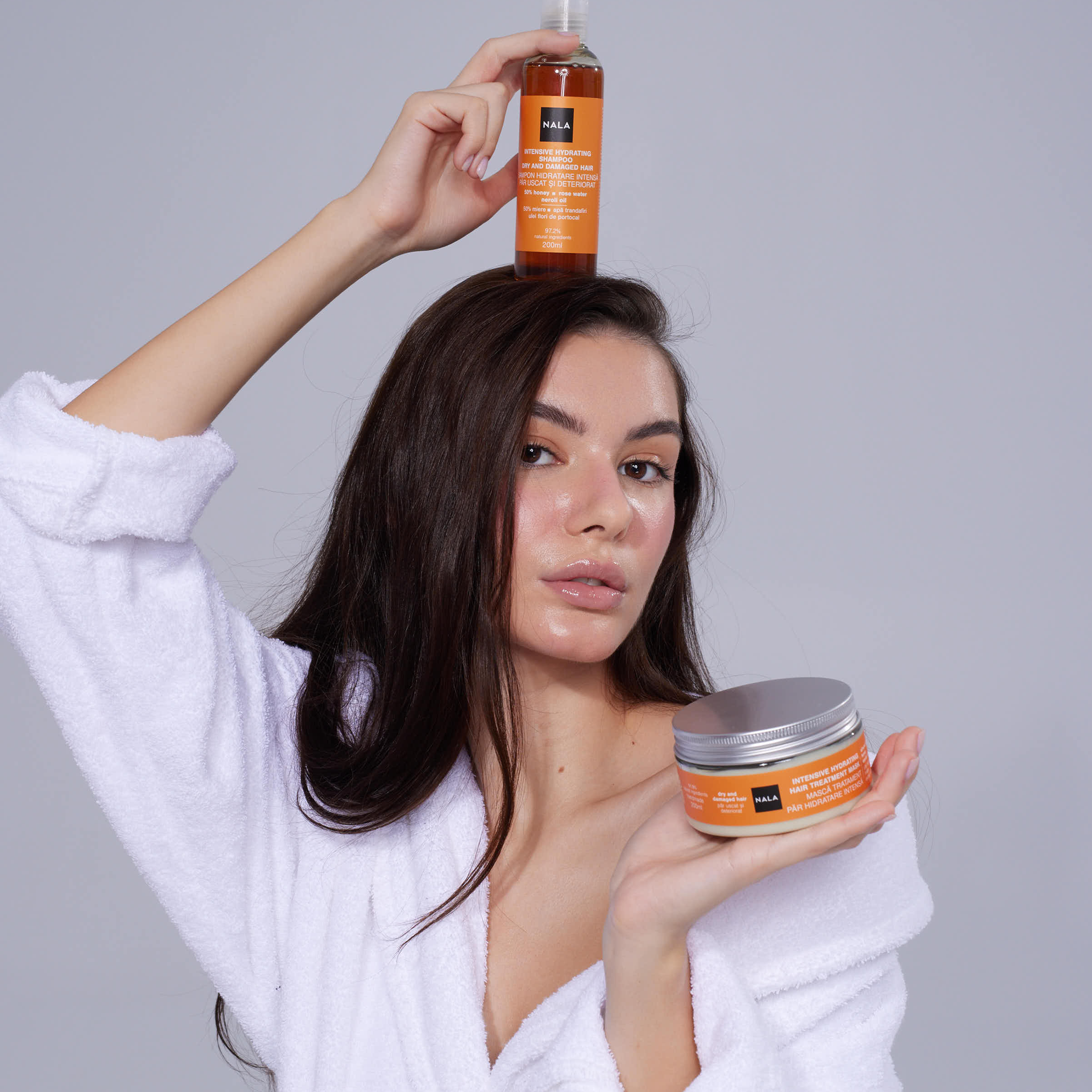 Champú Hidratante Intensivo - 50% Miel, Rosas, Azahar