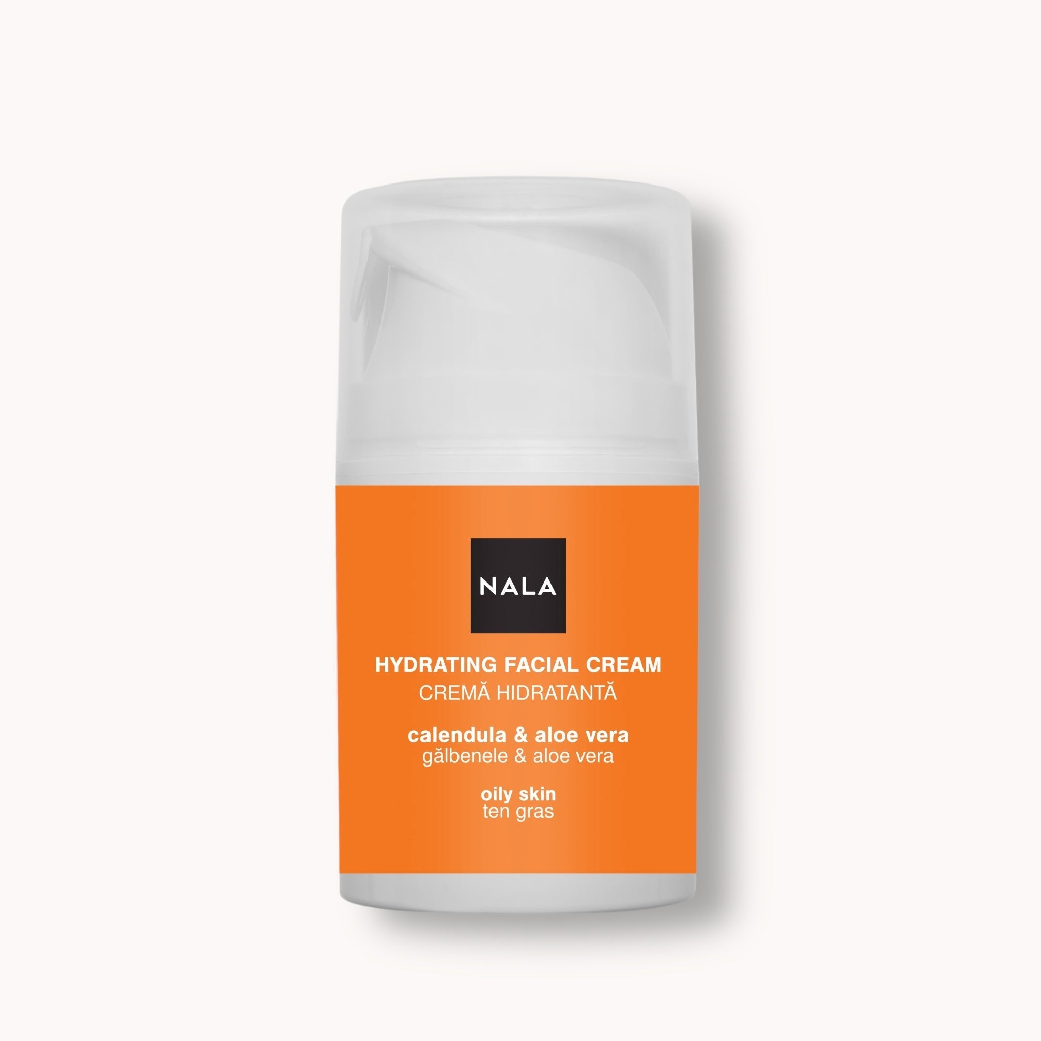 Crema Facial Matificante - Piel Grasa - Caléndula y Aloe Vera