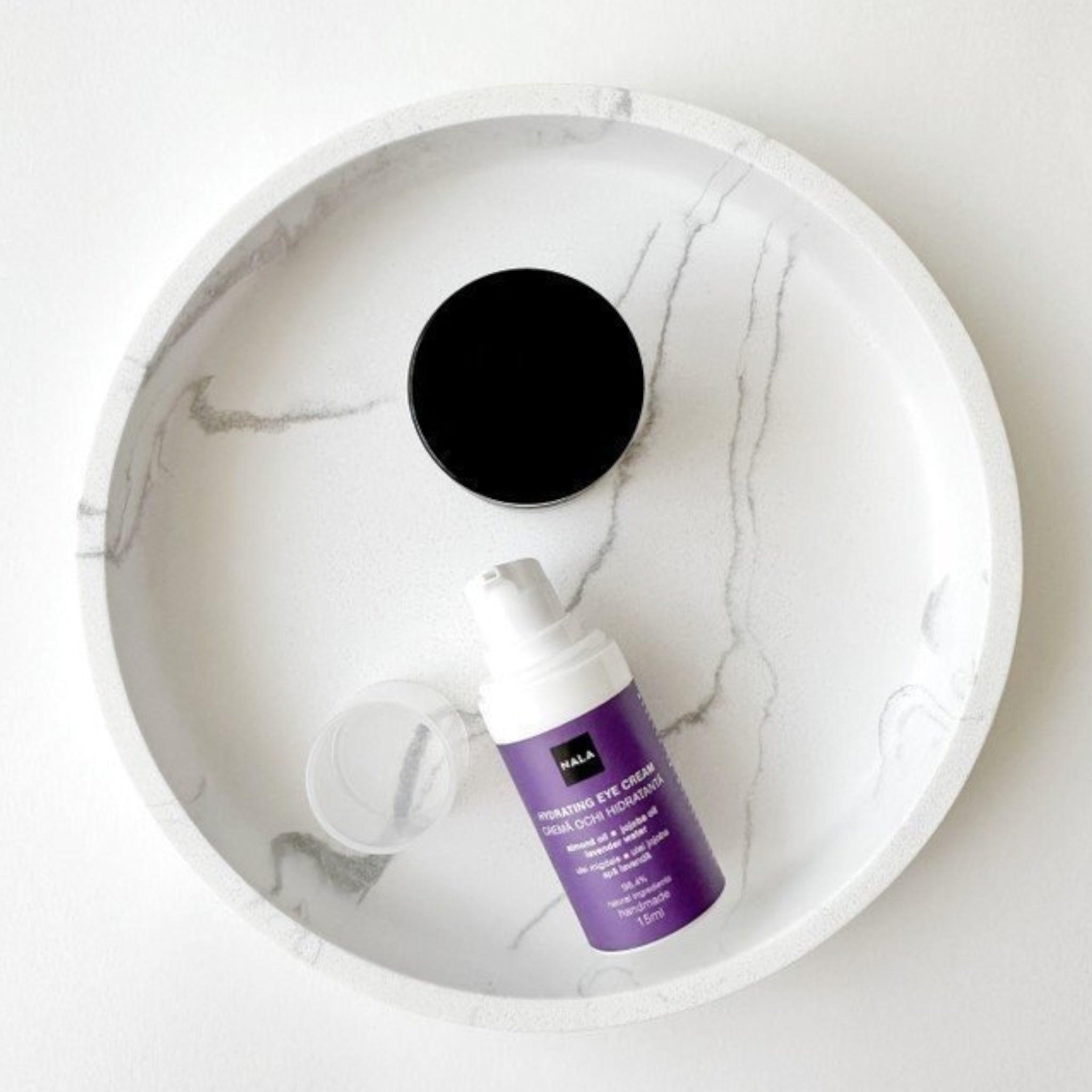 Crema Hidratante Contorno de Ojos - Aceite de Almendras, Aceite de Jojoba, Agua de Lavanda
