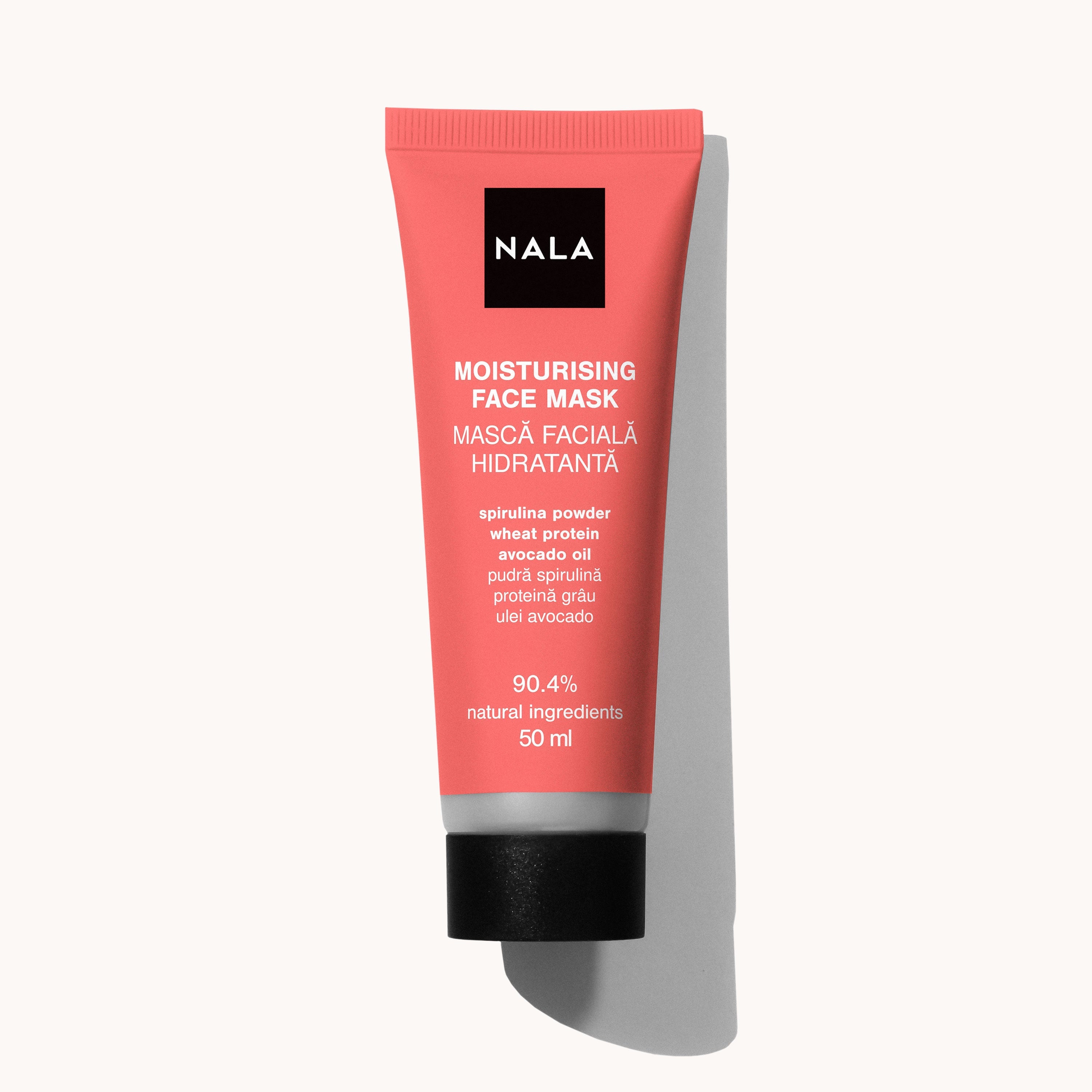 Mascarilla facial hidratante - espirulina en polvo, proteína de trigo, aceite de aguacate