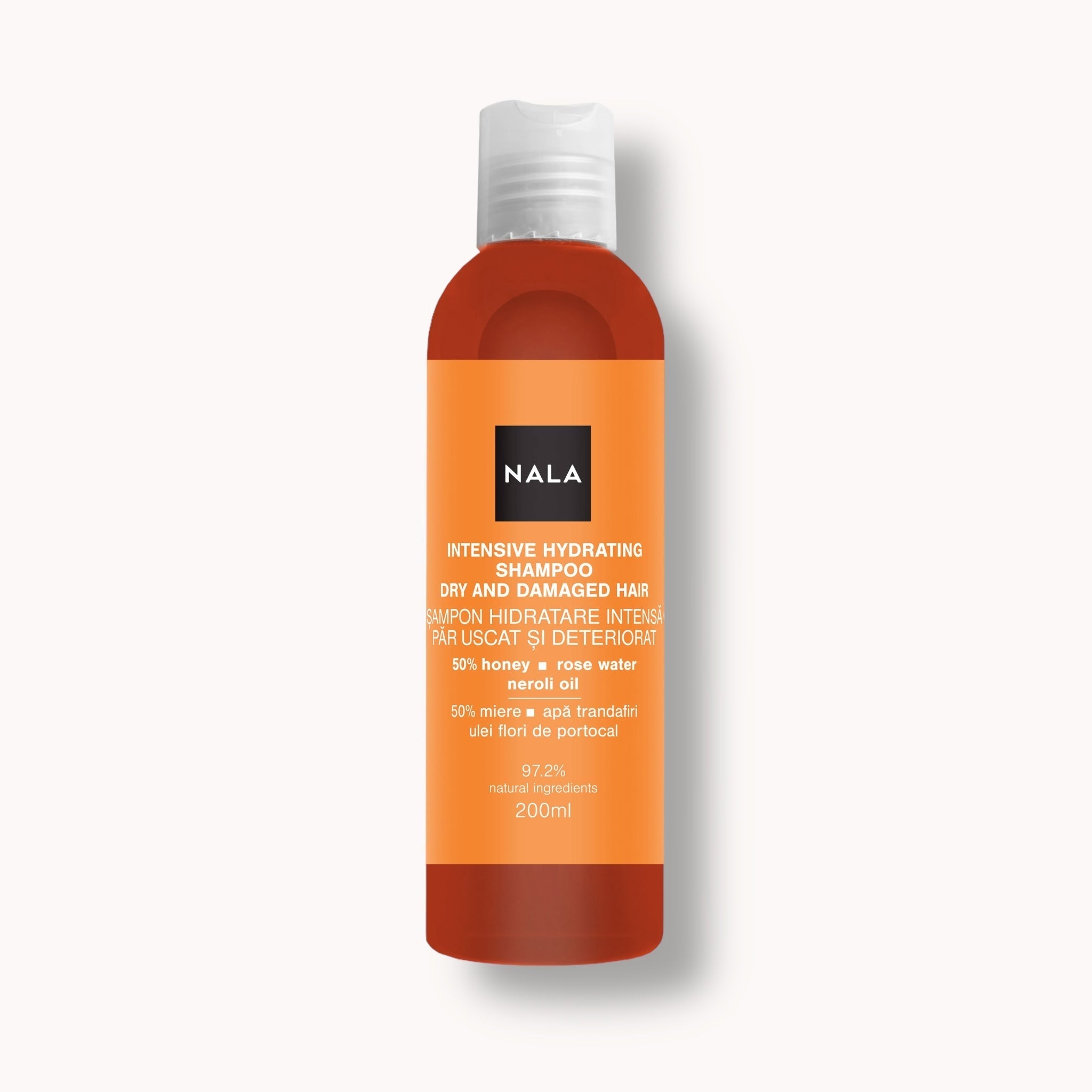 Champú Hidratante Intensivo - 50% Miel, Rosas, Azahar