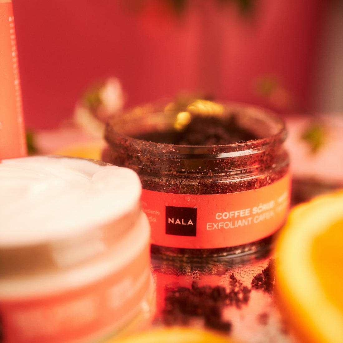 Exfoliante de CAFÉ - Flores de Naranjo