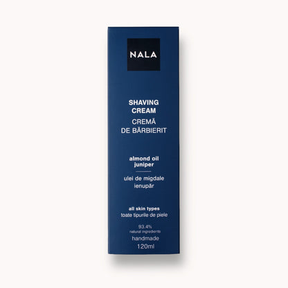 Crema de afeitar - Aceite de almendras y enebro