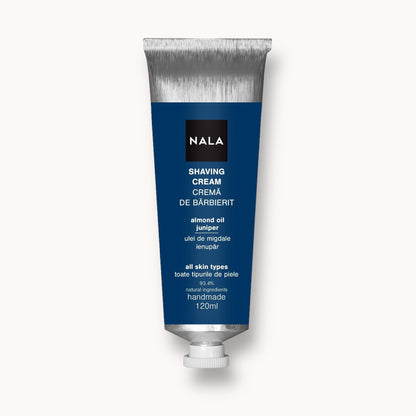 Crema de afeitar - Aceite de almendras y enebro