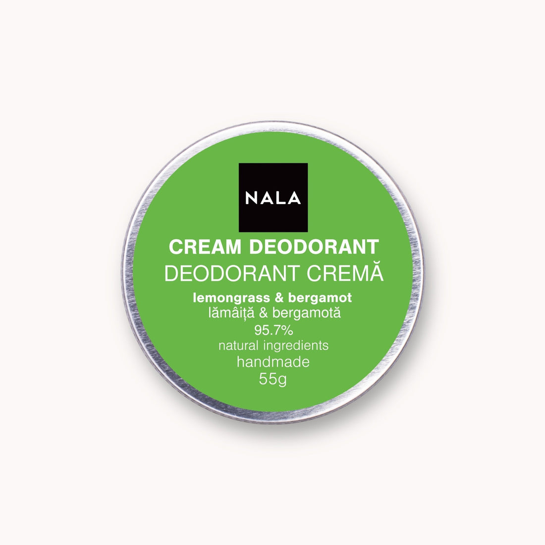 Desodorante en crema - Bergamota y Citronela