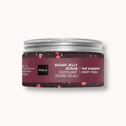 Exfoliante de Jalea de Azúcar - Pimienta Roja