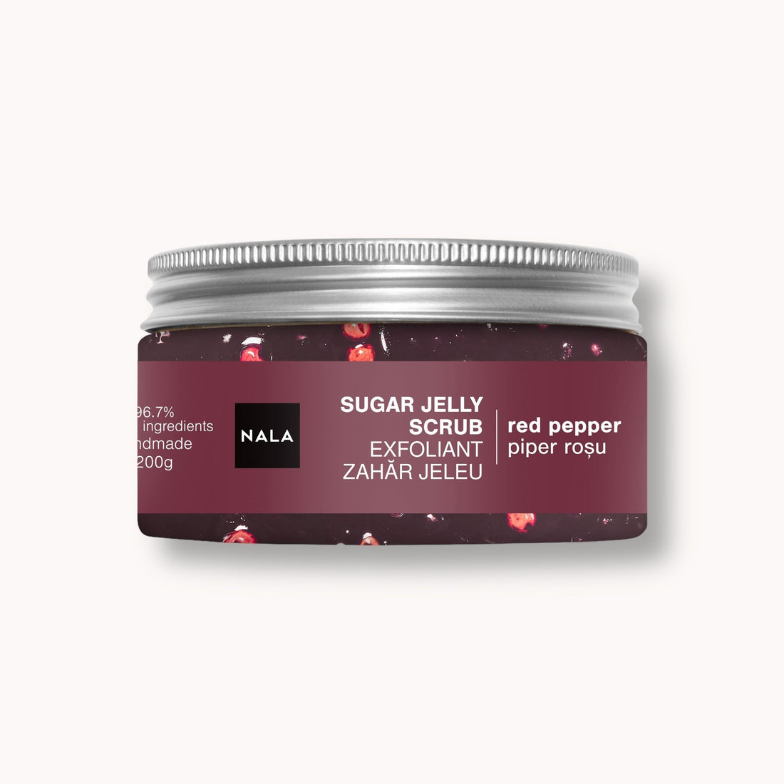 Exfoliante de Jalea de Azúcar - Pimienta Roja