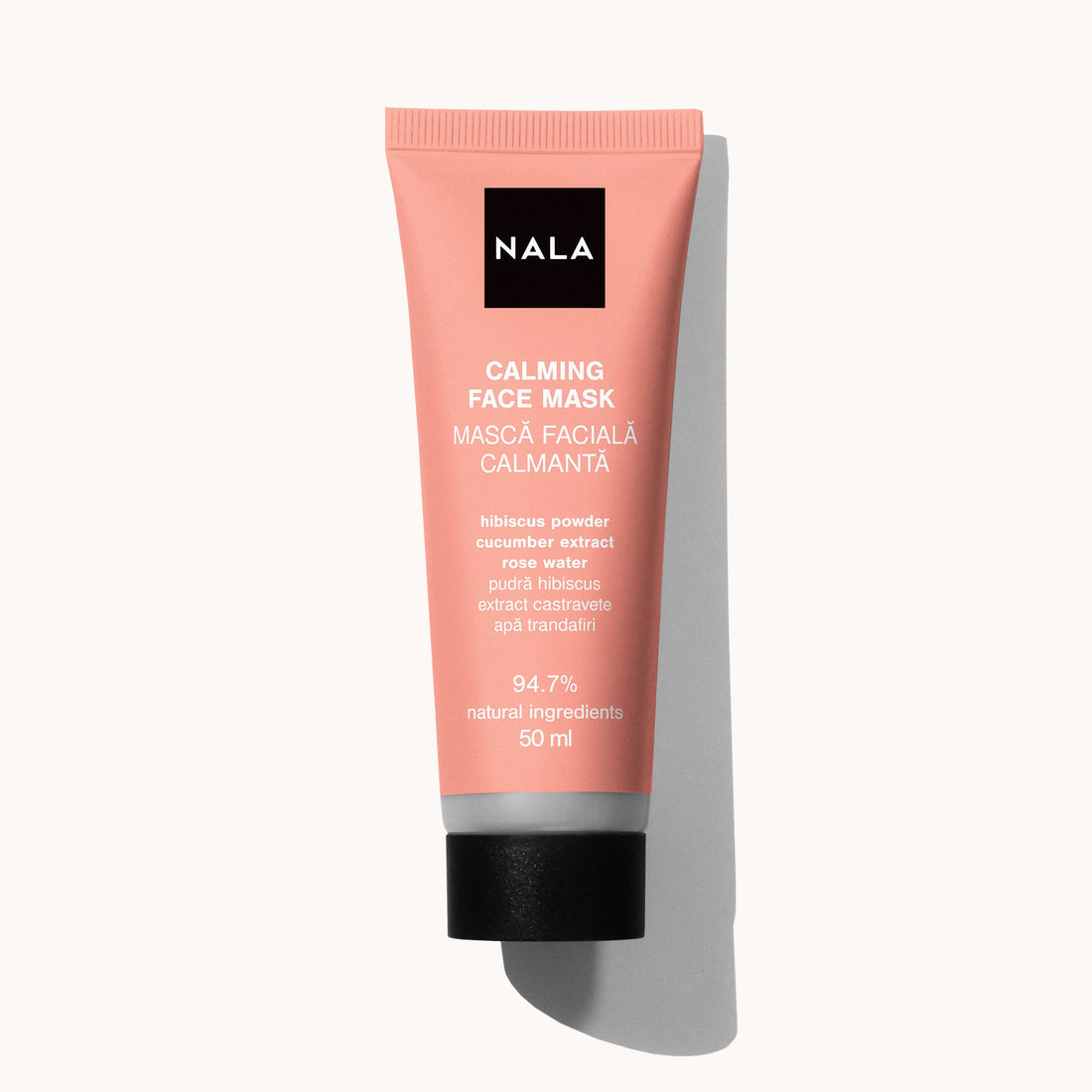 Mascarilla facial calmante - Polvo de hibisco, extracto de pepino, agua de rosas