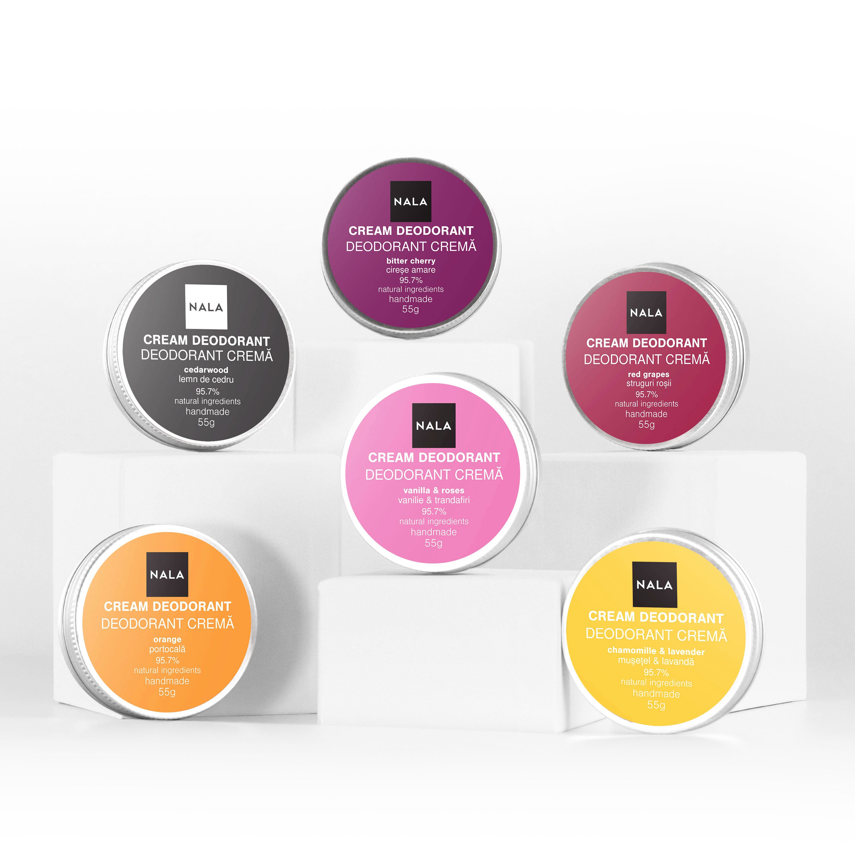 Pack de 6 Desodorantes Naturales - Fresh Mode ON