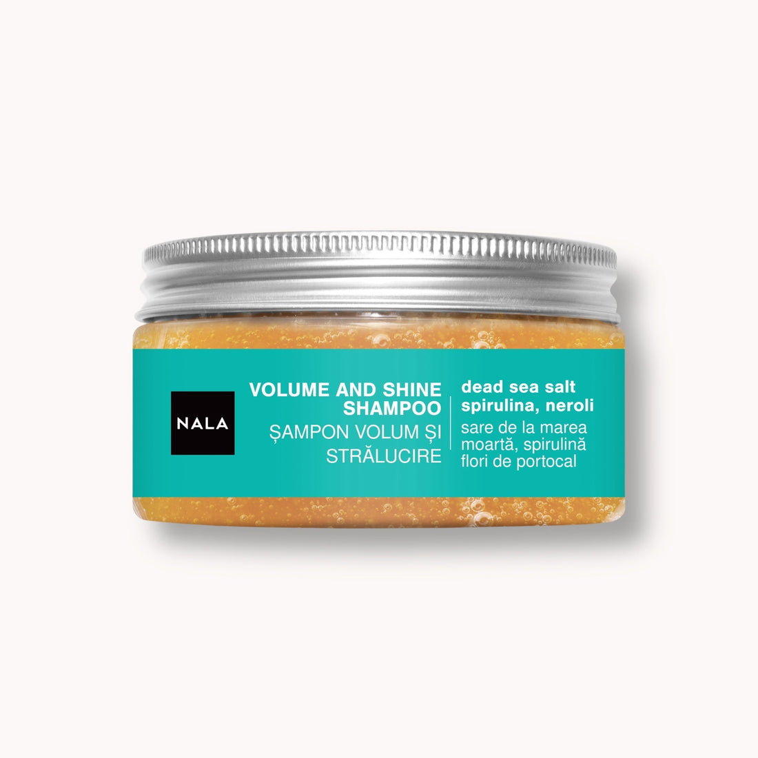 Champú Volumen y Brillo - Sal del Mar Muerto y Espirulina
