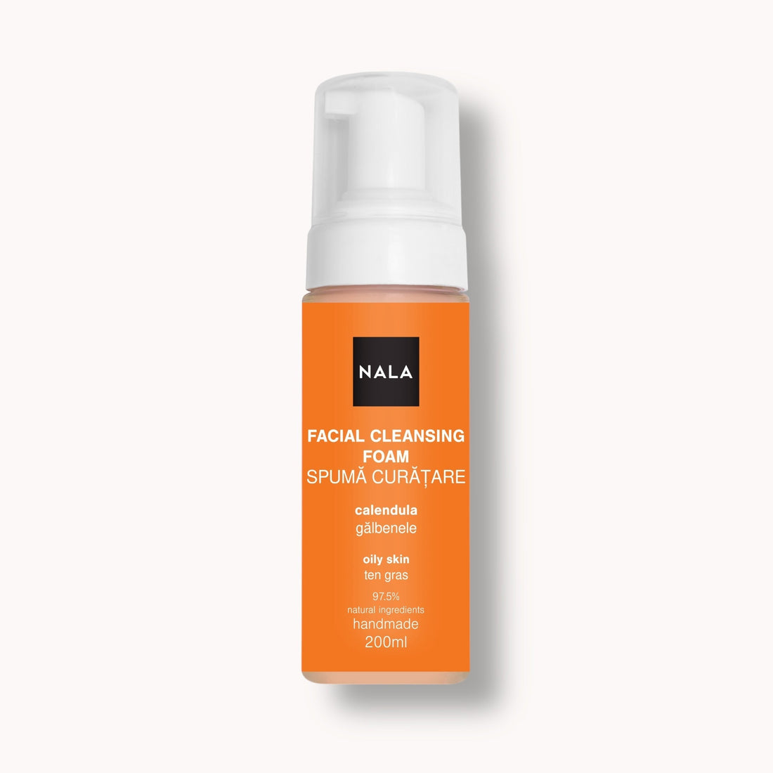 Espuma limpiadora facial para piel grasa - Caléndula