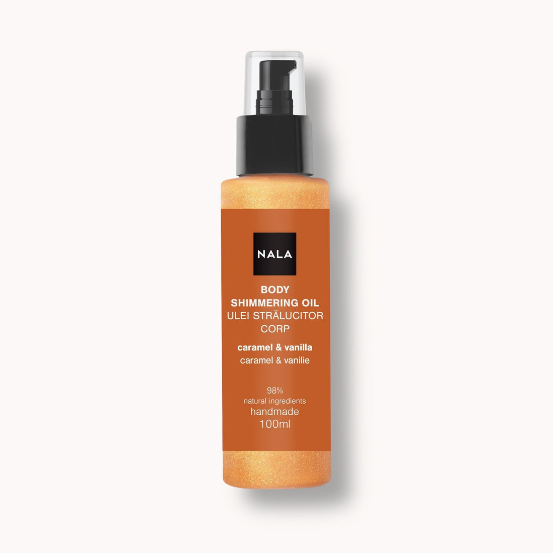 Aceite Corporal Luminoso - Caramelo y Vainilla